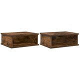  Noćni ormarić 2 pcs Dimljeni hrast 40 x 31 x 15 cm | shoptok.hr
