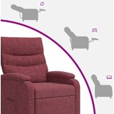  Fotelja s nagibom Vinska crvena Tkanina | shoptok.hr