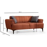 Atelier Del Sofa sofa dvosed hamlet tile red | ePonuda.com