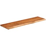 vidaXL Zidna polica 70x20x3,8 cm pravokutna bagremovo drvo živi rub | shoptok.hr