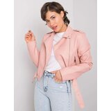 Fashion Hunters Light pink women's biker jacket | Shoptok.si