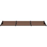 Nadstrešnica za vrata crna 297,5x90 cm polikarbonatna | shoptok.hr