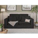 Ropez Črna sedežna garnitura 196 cm Nora – | Shoptok.si
