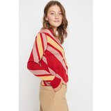 Trendyol Red Color Block Knitwear Sweater | Shoptok.si