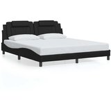  Okvir za krevet Viana bez madraca crni 180x200 cm od umjetne kože | Eponuda.com