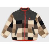 Sinsay Lagani Sherpa Fleece Jakna s Kockastim Uzorkom | shoptok.hr