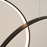 Thoro Crna LED viseća svjetiljka aluminijska RIO &amp;ndash; Slike