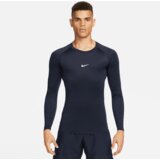 Nike Pro Dri-FIT Tight Fit LS Shirt, Obsidian/White - XXL, (20764404) | Shoptok.si