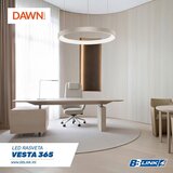 Vesta 365 visilica led 60W 4000K bruseno zlato | ePonuda.com