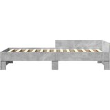  Okvir kreveta boja betona 90x200 cm od konstruiranog drva | shoptok.hr