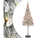  Božićno drvce s 300 LED svjetlima Bijelo 180 cm PE i čelik | shoptok.hr