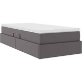  Krevet s madracem i skladištem Siva 90 x 200 cm Lažna koža | shoptok.hr
