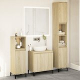  3-dijelni set kupaonskog namještaja boja hrasta sonome drveni | shoptok.hr