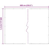  Pokrov za biljke *Transparent*an 4 x 6 m PE | shoptok.hr