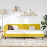  Kutni okvir kreveta Žuta 90 x 190 cm Baršun | shoptok.hr