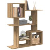 Pregrada / regal za knjige boja hrasta 92x29x112 cm drveni Cijene