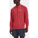 Under Armour T-Shirt UA STREAKER HALF ZIP-RED - Men Cene