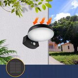  LED solarno zidno svetlo sa senzorom LED/3W/3,7V 1800 mAh IP54 crno | Eponuda.com