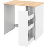 Kondela Omara za pralni stroj, hrast artisan/bela, VLASTI | Shoptok.si
