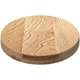 vidaXL Mizna plošča 80x40x4 cm trdna hrastovina ovalna | Shoptok.si