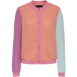 Pieces Pletena jopa meta / svetlo lila / korala | Shoptok.si