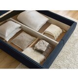 Bobochic Paris Tamno plavi tapecirani bračni krevet s prostorom za odlaganje s podnicom 160x200 cm Jade – | shoptok.hr