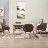  Blagovaonske stolice od tkanine 4 kom smeđe | shoptok.hr