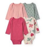 Carter's bodi za bebe devojčice - set od 4 kom. Cene