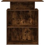  pisalna miza s pultom, inženirski les, dimljeni hrast, 100x40x104 cm | Shoptok.si