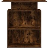  Recepcijski stol dimljeni hrast 100x40x104 cm konstruirano drvo | shoptok.hr