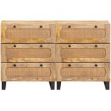  Kreveta 2 pcs Smeđa 60 x 33 x 75 cm Čvrsto drvo manga | shoptok.hr
