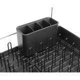 Joseph Joseph Črn plastičen nastavljiv odcejalnik posode 35,5x38 cm Extend Steel Plus – | Shoptok.si