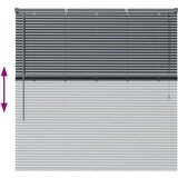  Zavjesa za prozor sa zavjesama Ostalo Tamnosiva 80 x 130 cm Aluminij | shoptok.hr
