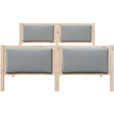  Konstrukcija postelje Svetlo siva 160 x 200 cm blago, (5000084424) | Shoptok.si