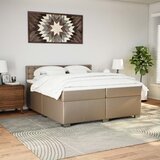  box spring s madracem cappuccino 200x200cm umjetna koža | shoptok.hr