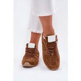 Boto Women's Sports Shoes Made Of Eco Suede Camel Dorella | Shoptok.si