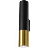  Sollux SL.0950 - Zidna lampa LOOPEZ 2xGU10/10W/230V crna/zlatna | Eponuda.com