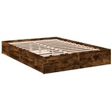  Okvir kreveta s ladicama boja hrasta 160 x 200 cm drveni | shoptok.hr