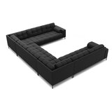 Cosmopolitan Design Temno siva kotna sedežna garnitura (v obliki črke "U") Bali – | Shoptok.si