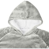 Deka majica s kapuljačom Siva L Flis i flanel | shoptok.hr