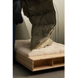 Karup Design Zakonska postelja iz masivnega bora z letvenim dnom 180x200 cm v naravni barvi Merge – | Shoptok.si
