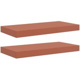  Polica na zidu 2 pcs Crvena 50 x 23 x 4 cm Konstruirano drvo | Eponuda.com