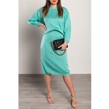 Fenzy Pleteni Dugi Komplet Majice I Suknje, Tirkizna Fenzy Pleteni Dugi Komplet Majice I Suknje, Tirkizna Slike