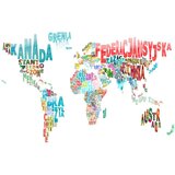  Tapeta - map - world (in polish) 250x193 | shoptok.hr