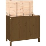  Kutija za rublje boja meda 88,5 x 44 x 76 cm masivna borovina | Eponuda.com