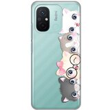  Silikonska maska za Xiaomi Redmi 12C Cats Print Skin providna Cene