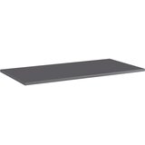 Police za knjige 8 kom visoki sjaj sive 80x40x1,5 cm od iverice | shoptok.hr