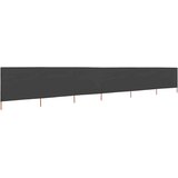  Vjetrobran sa 6 panela od tkanine 800 x 120 cm antracit | shoptok.hr
