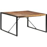 vidaXL Jedilna miza 140x140x75 cm trden les s finišem iz palisandra | Shoptok.si
