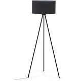 Kave Home Crna podna lampa s tekstilnim sjenilom (visina 157 cm) Ikia - Cijene